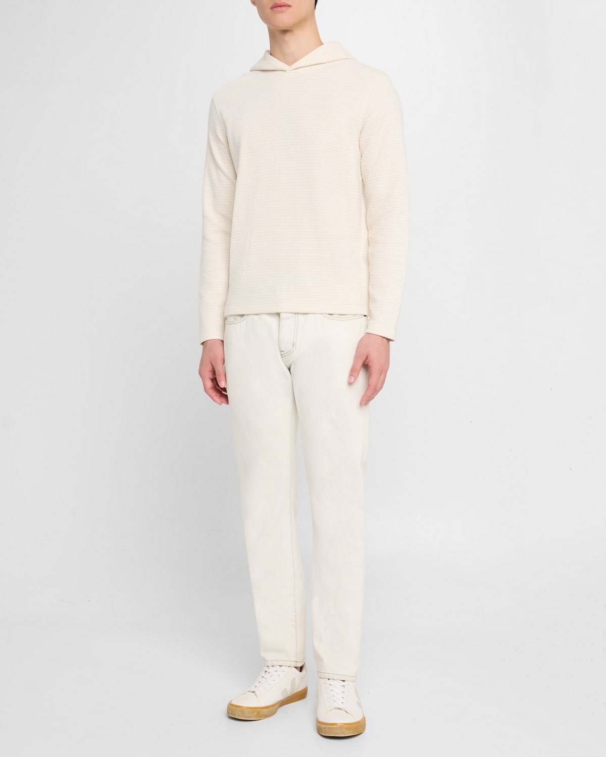 Men's Double-Face Textured Hoodie - 2