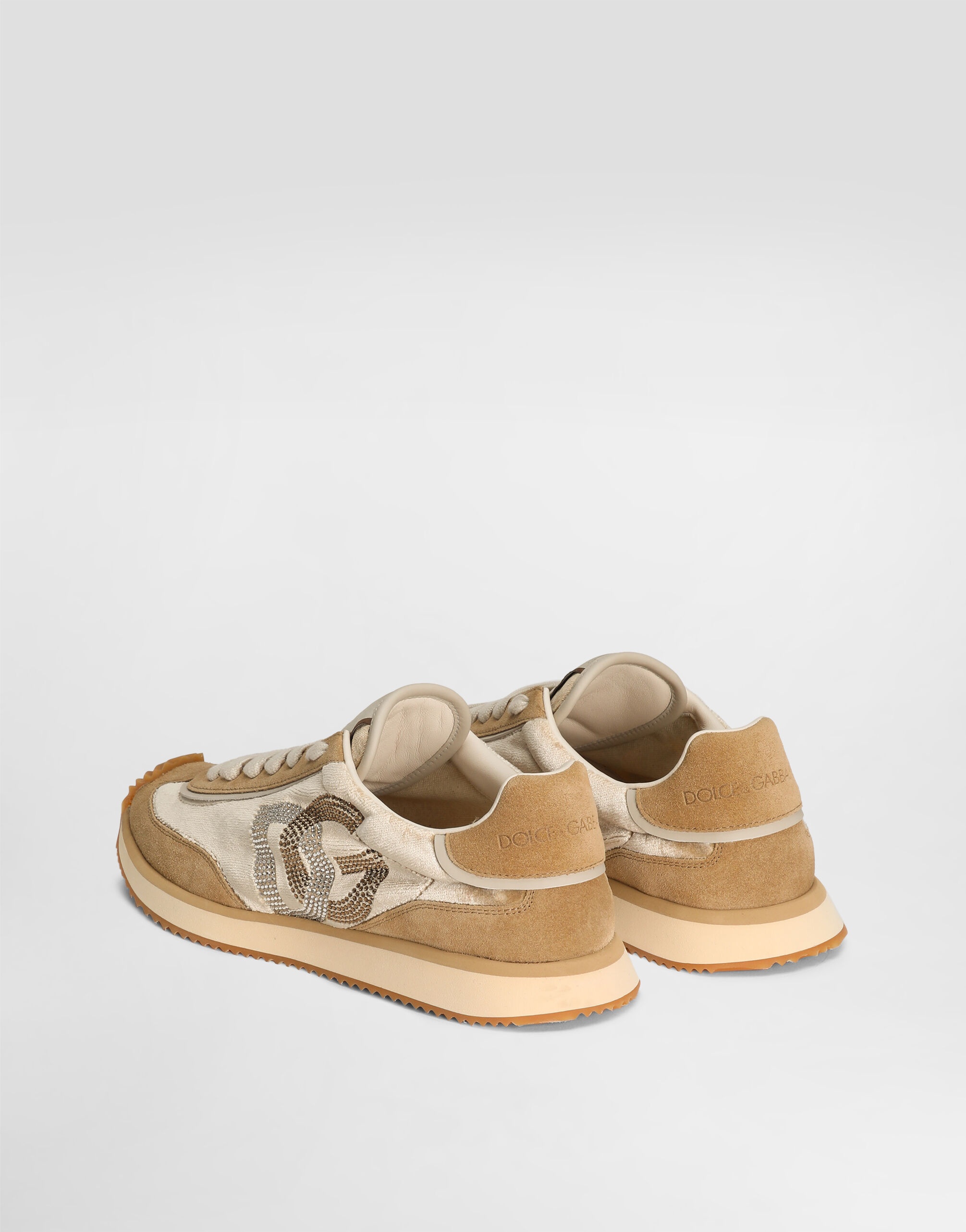 Mixed-material DG Cushion sneakers - 3