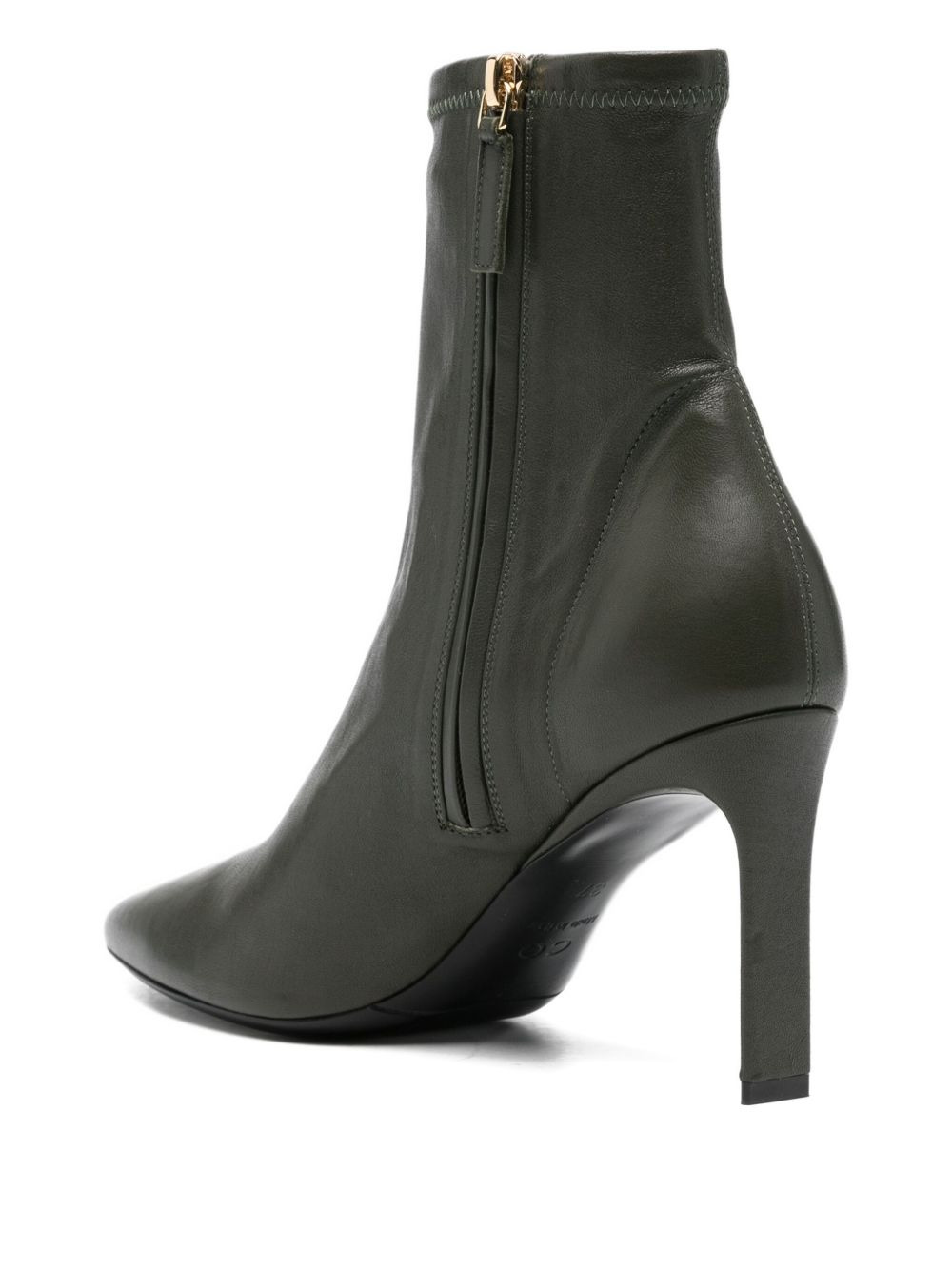 87mm leather ankle boots - 3