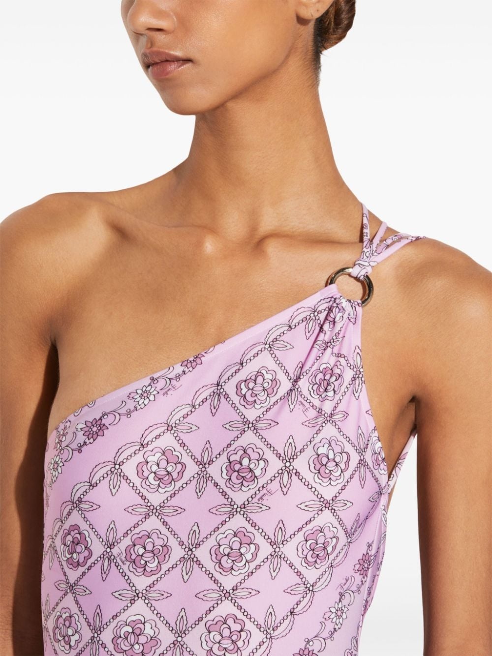 Festa-print swimsuit - 5