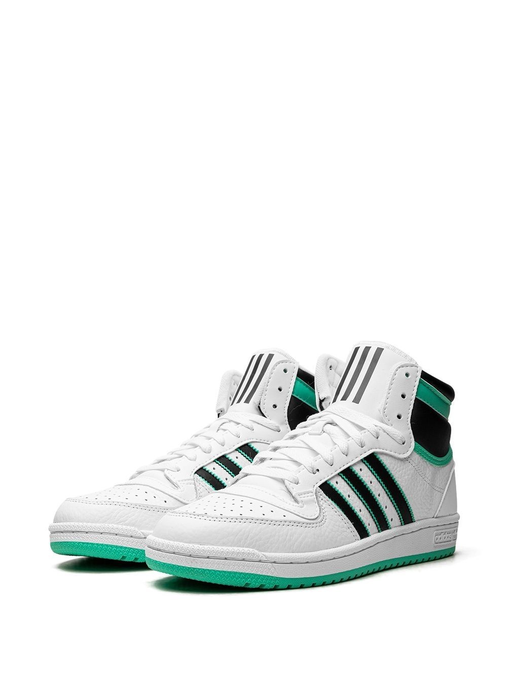 Top Ten RB "White/Core Black/Hi-Res Green" sneakers - 5