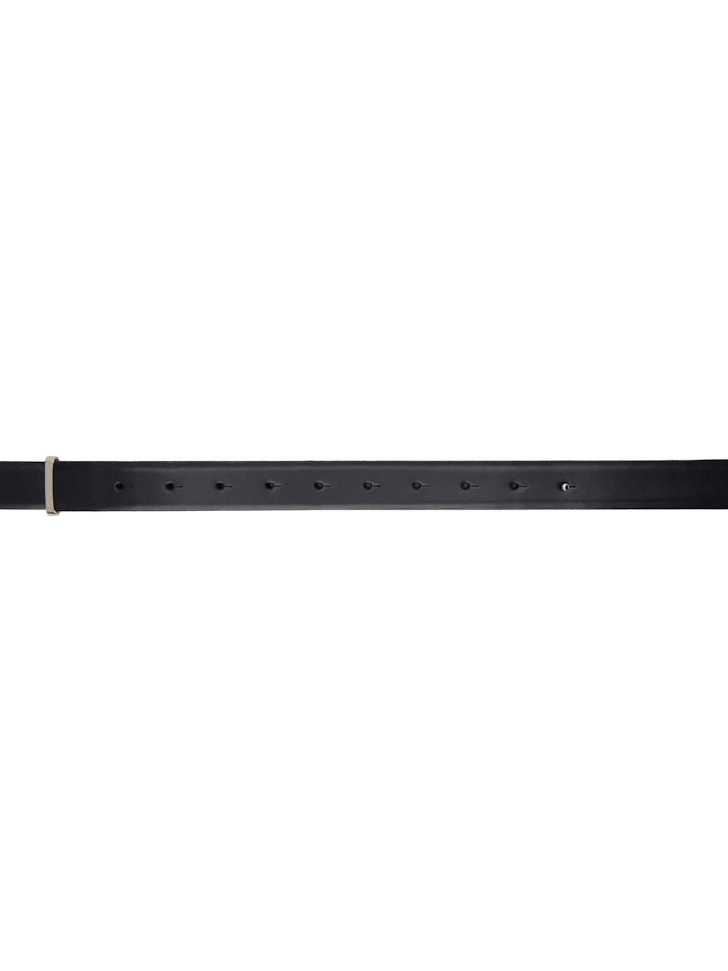 Black Metal Buckle Belt - 2