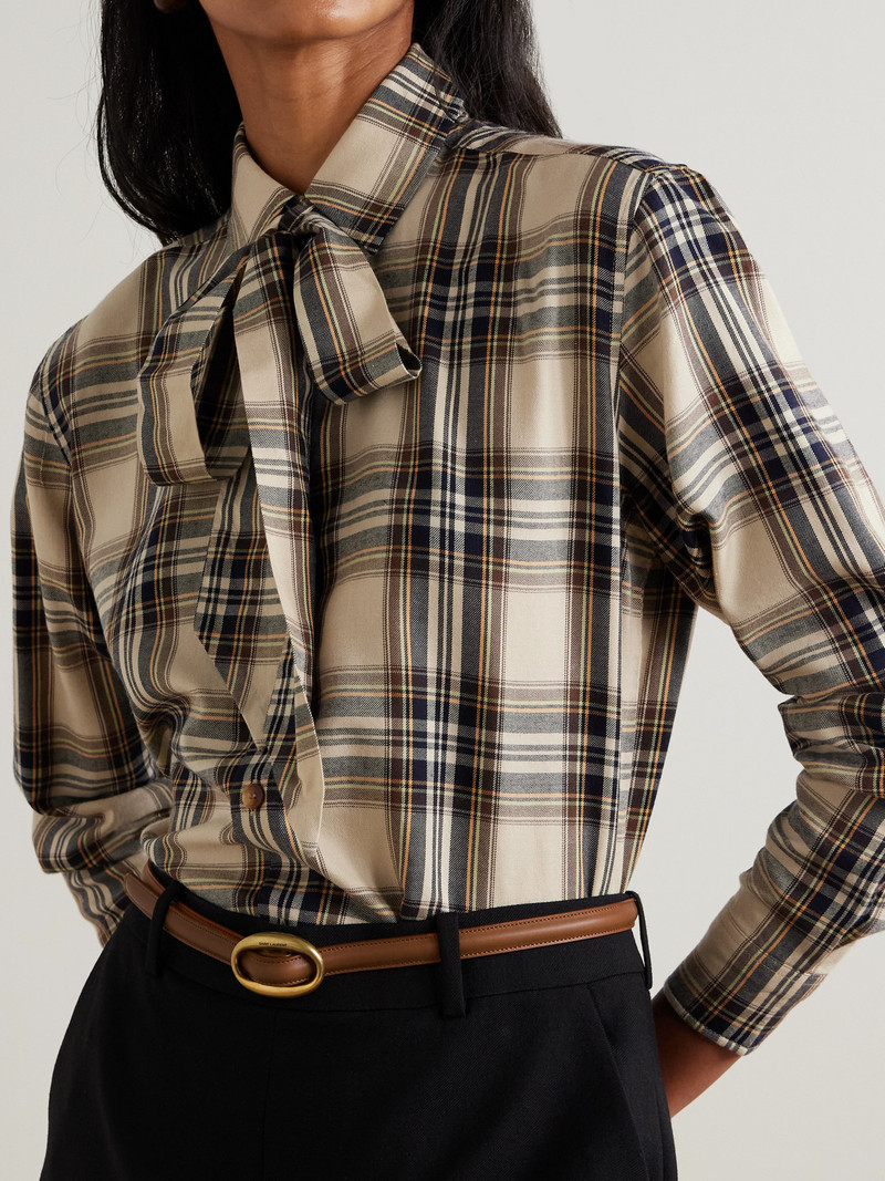 SAINT LAURENT Leather Belt outlook