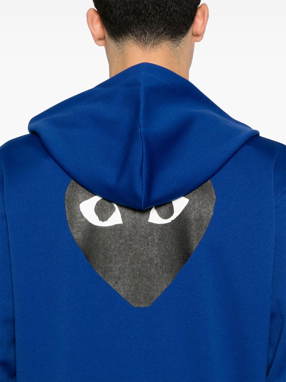 heart-emblem zip-up hoodie - 5