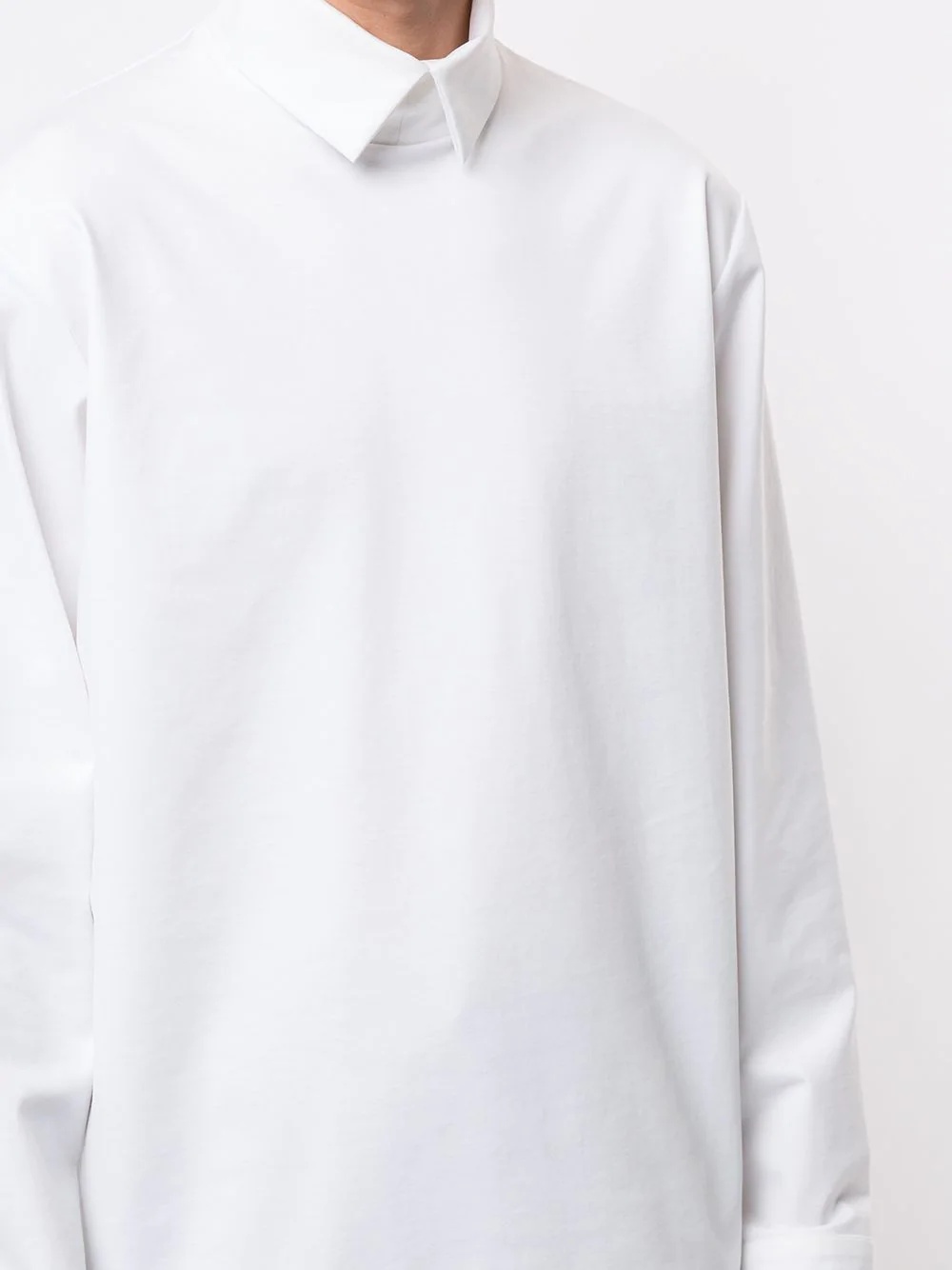 collared longsleeved T-shirt - 5