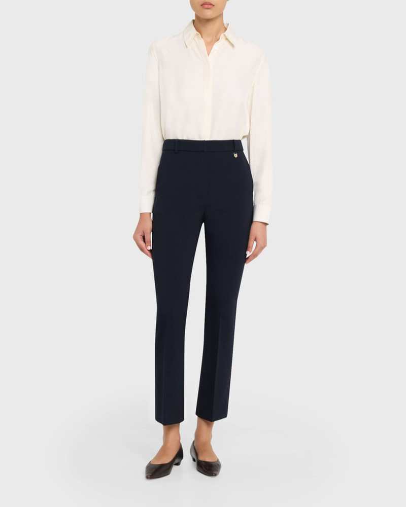 Max Mara Stretch Wool Cigarette Trousers outlook