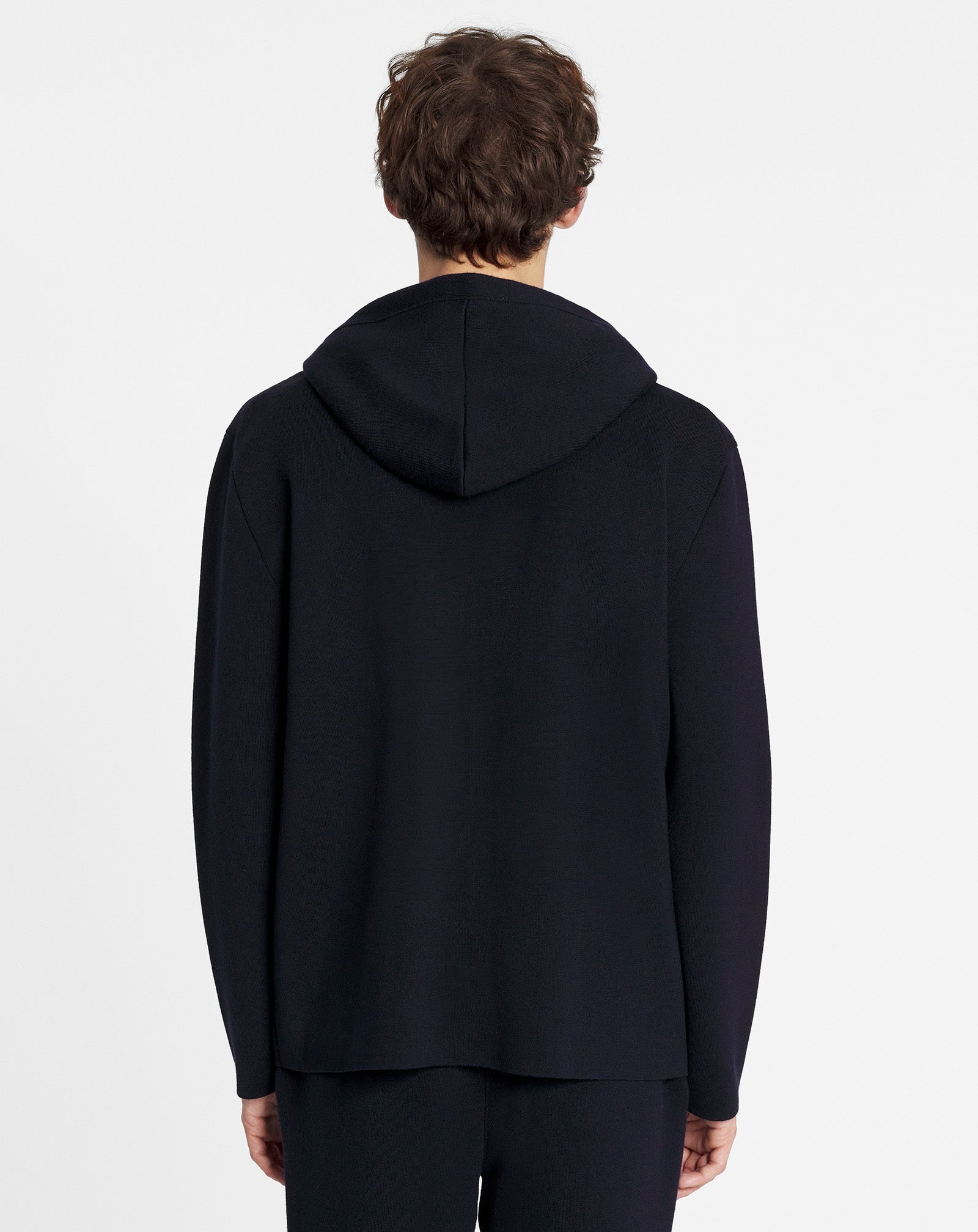 WOOL ZIP-UP HOODIE - 4