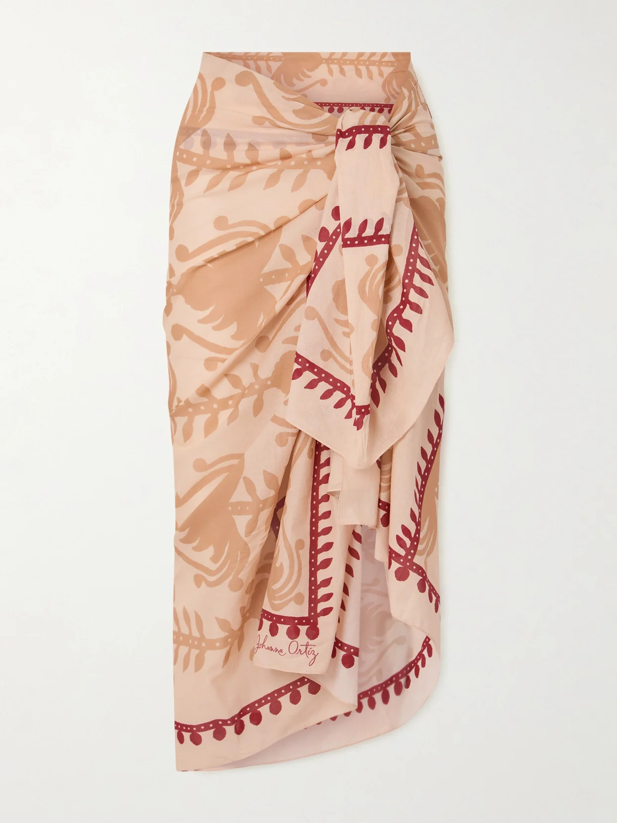 Prismatic Flow Printed Cotton Pareo - 1