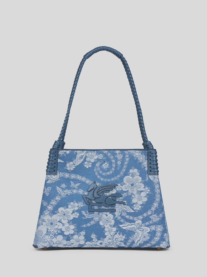 SMALL DENIM LIBRA TOTE BAG 1