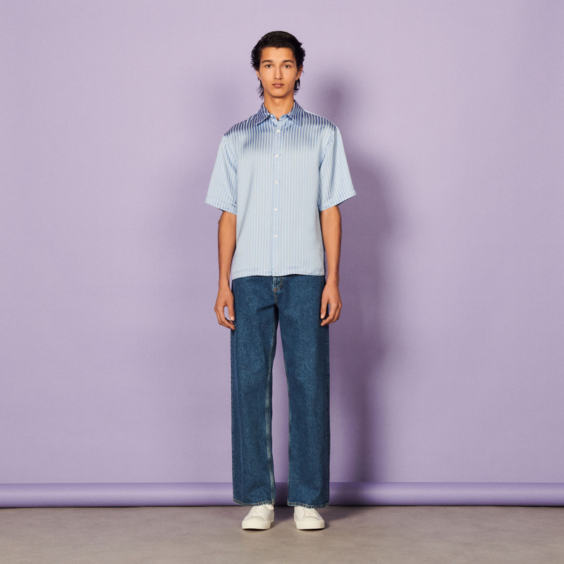 Striped flowing shirt 7