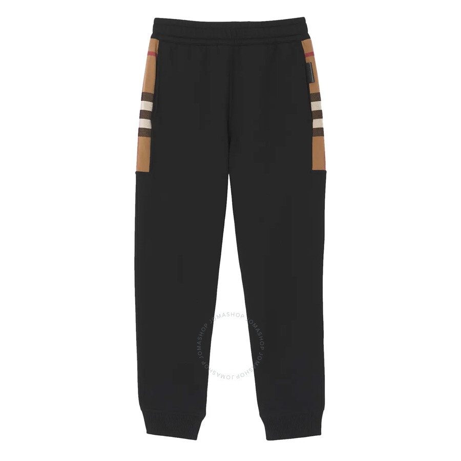 Burberry Stephan Check-Pattern Track Pants, Size X-Small - 1