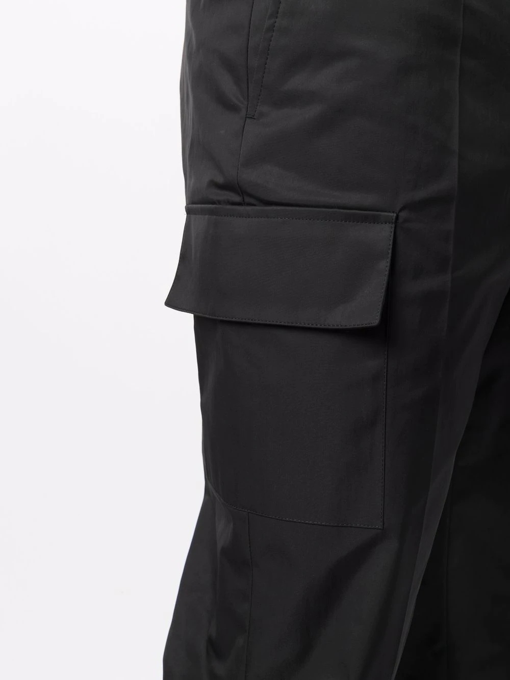 flap pocket cargo style trousers - 5