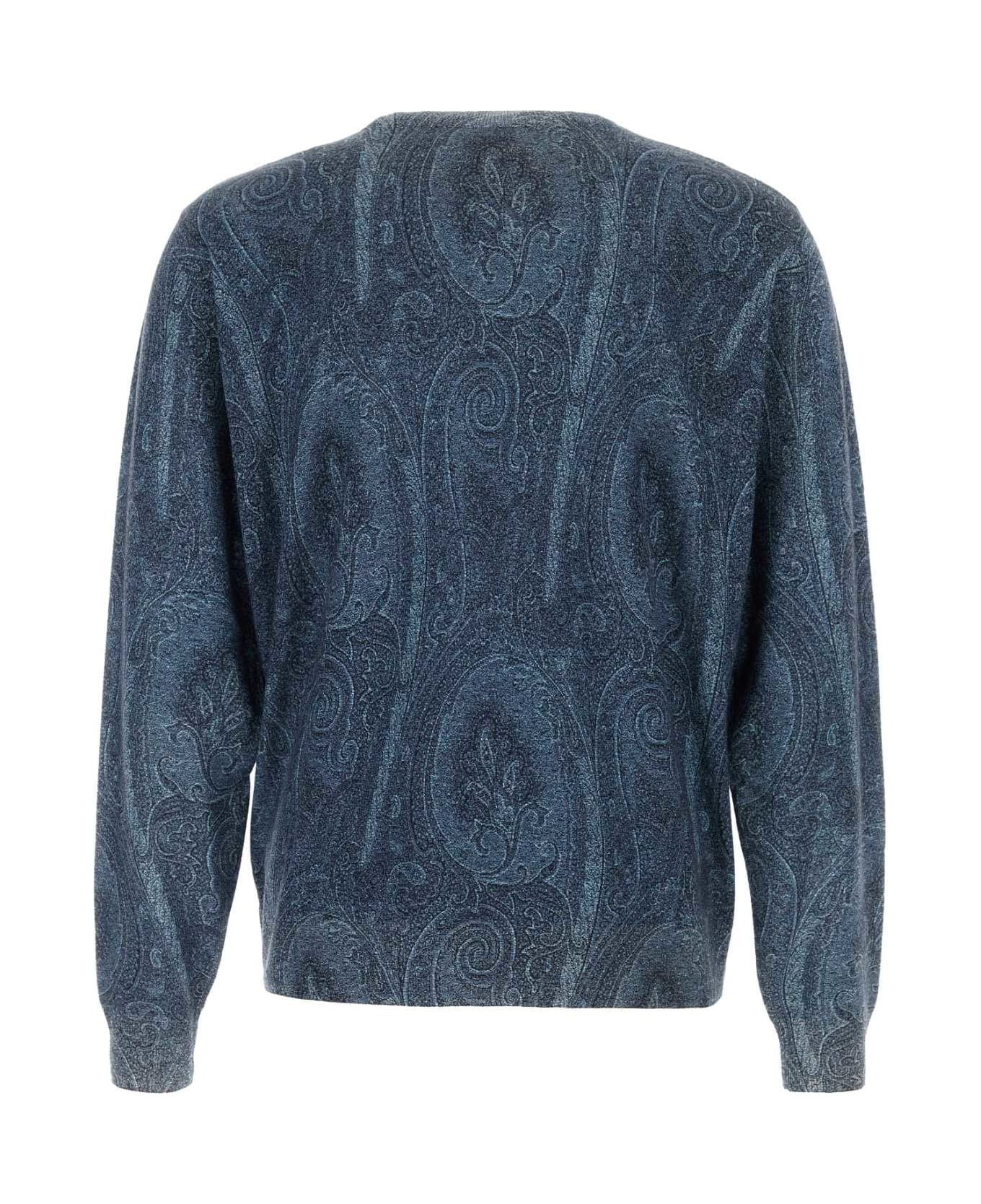 Embroidered Silk Blend Sweater - 2