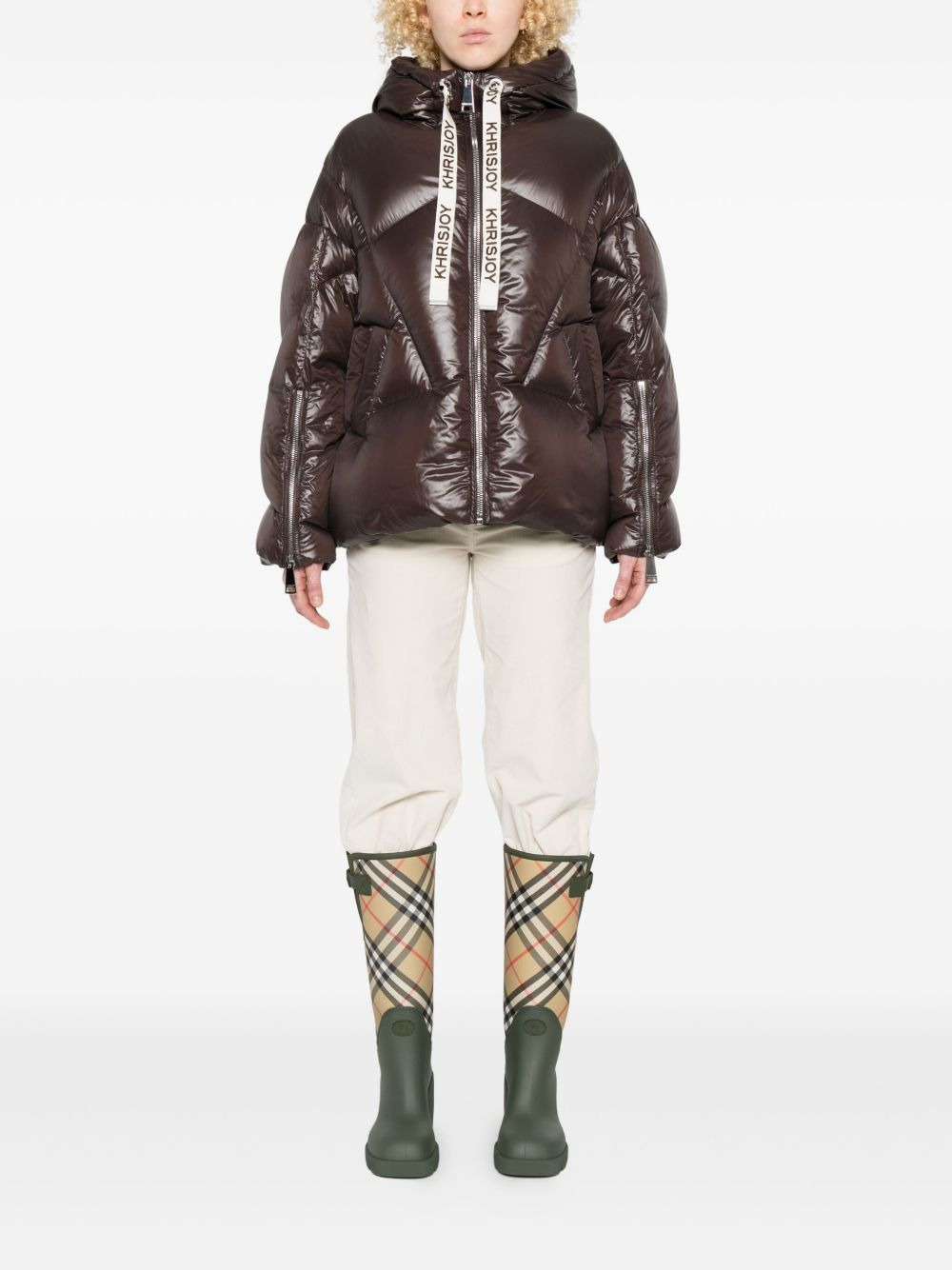 quilted hooded jacket - 2