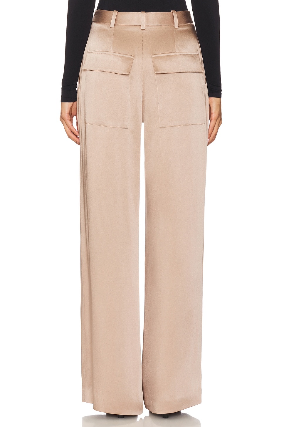 Satin Relaxed Pant - 4