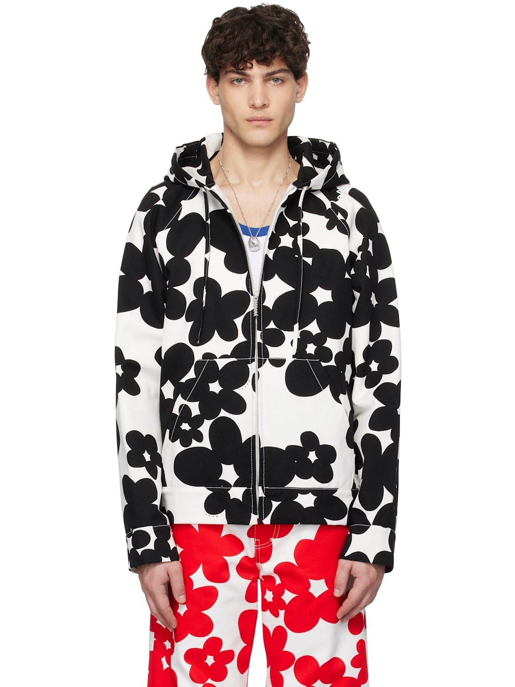 Black & White Dillies Print Jacket - 1