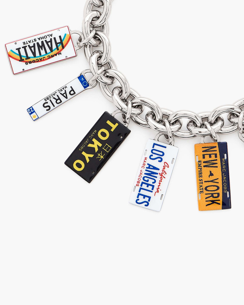 THE CITIES LICENSE PLATE CHARM BRACELET 3