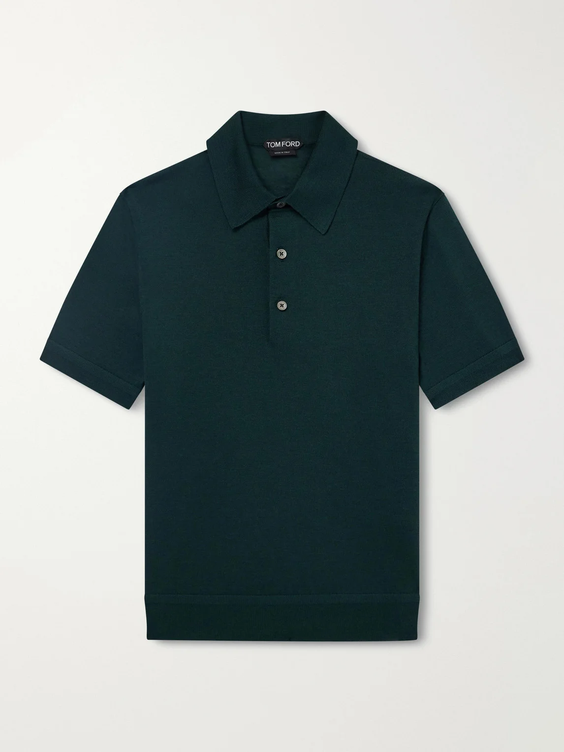 Cashmere and Silk-Blend Polo Shirt - 1