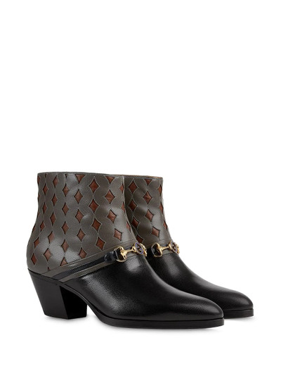 GUCCI GG logo boots outlook