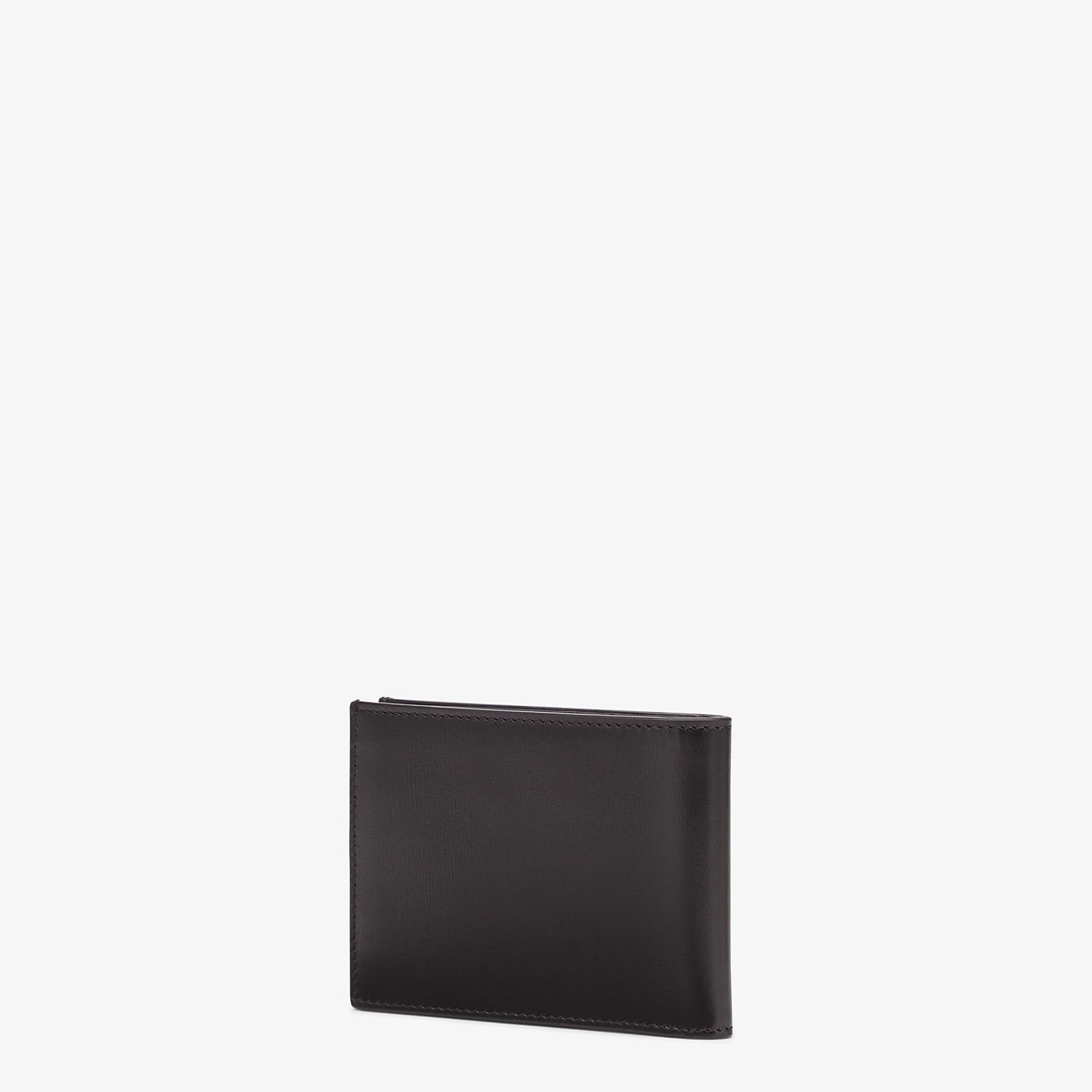 Black leather bi-fold wallet - 2