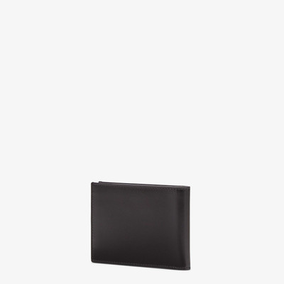 FENDI Black leather bi-fold wallet outlook