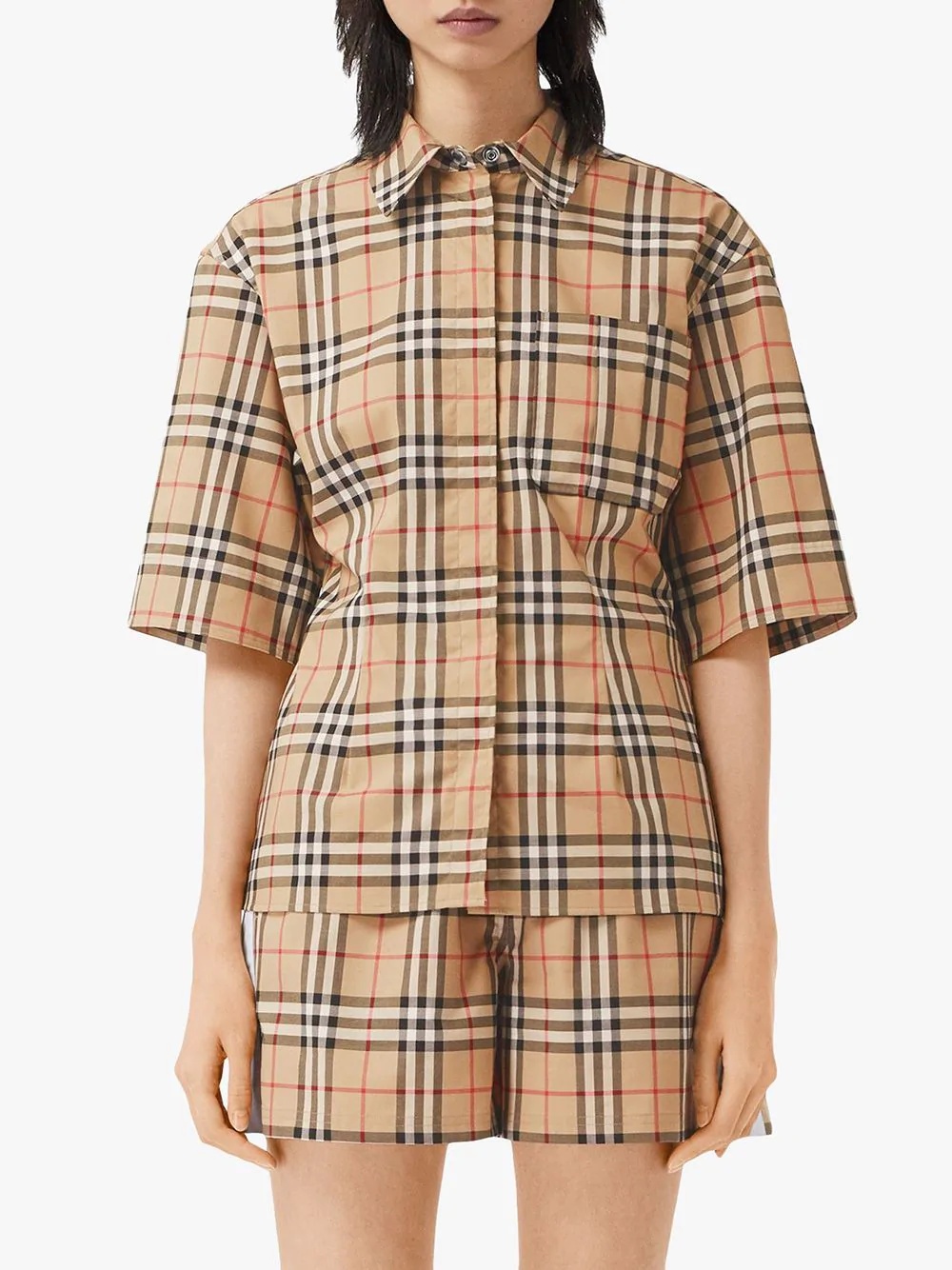 Vintage Check short-sleeved shirt - 3