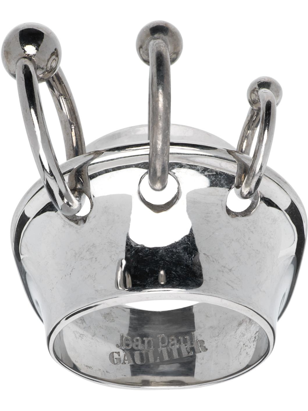 'The Silver-Tone Piercing' Ring - 1