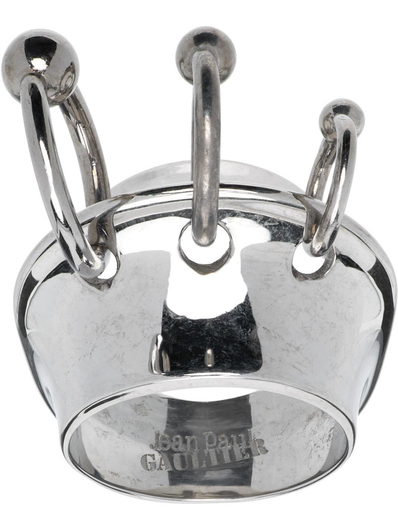 'The Silver-Tone Piercing' Ring 1