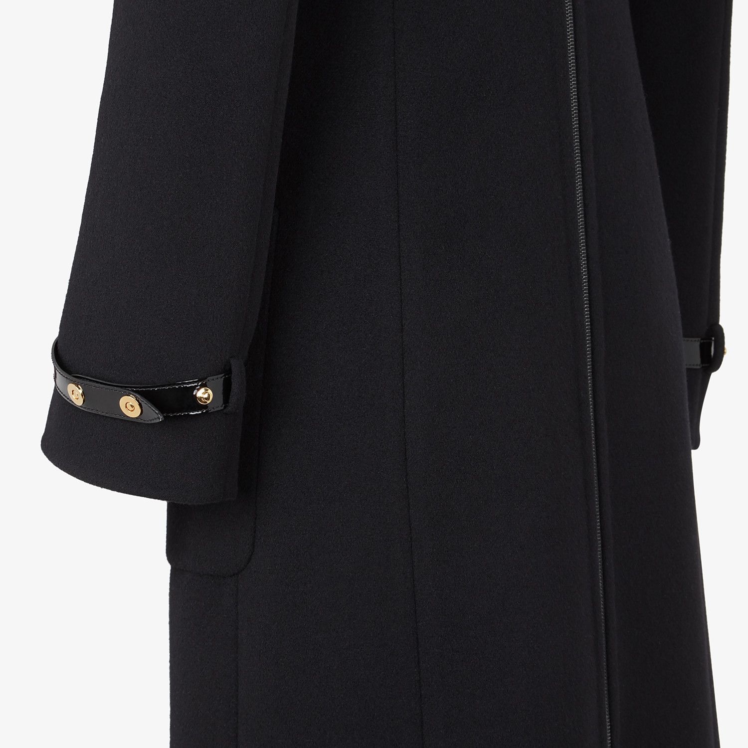 Black wool coat - 3