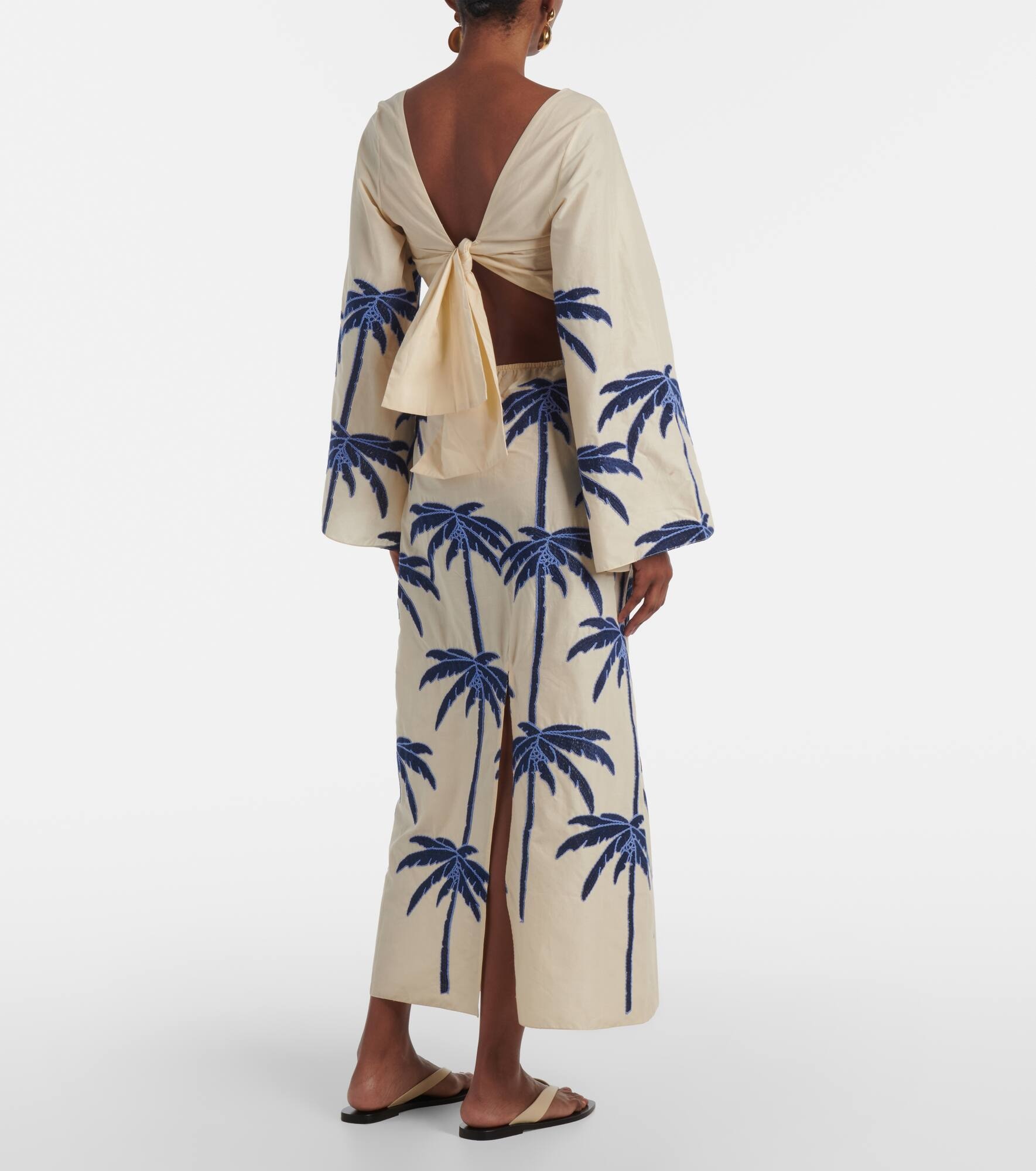 Journey embroidered cutout midi dress - 3