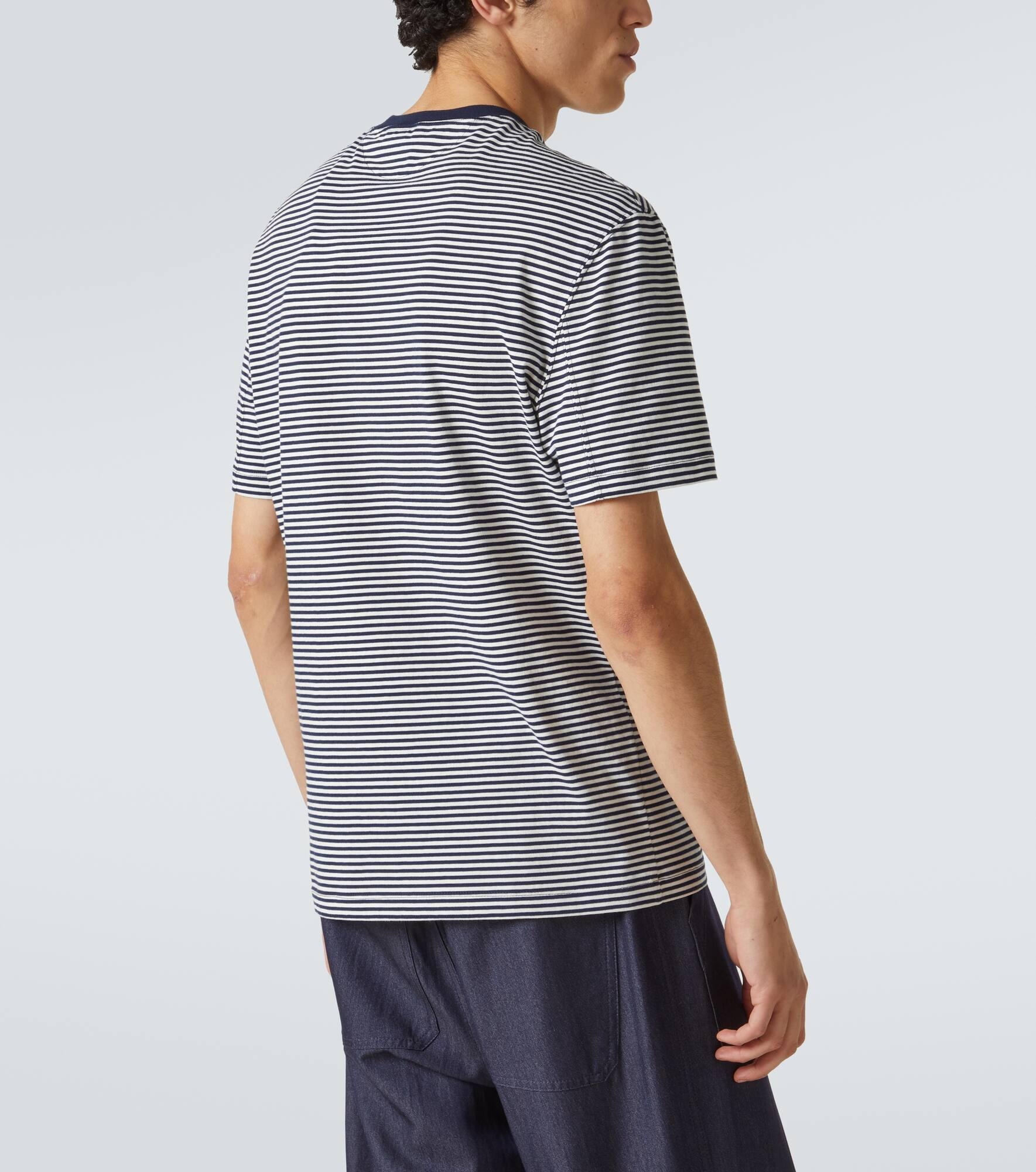 Striped cotton jersey T-shirt - 4