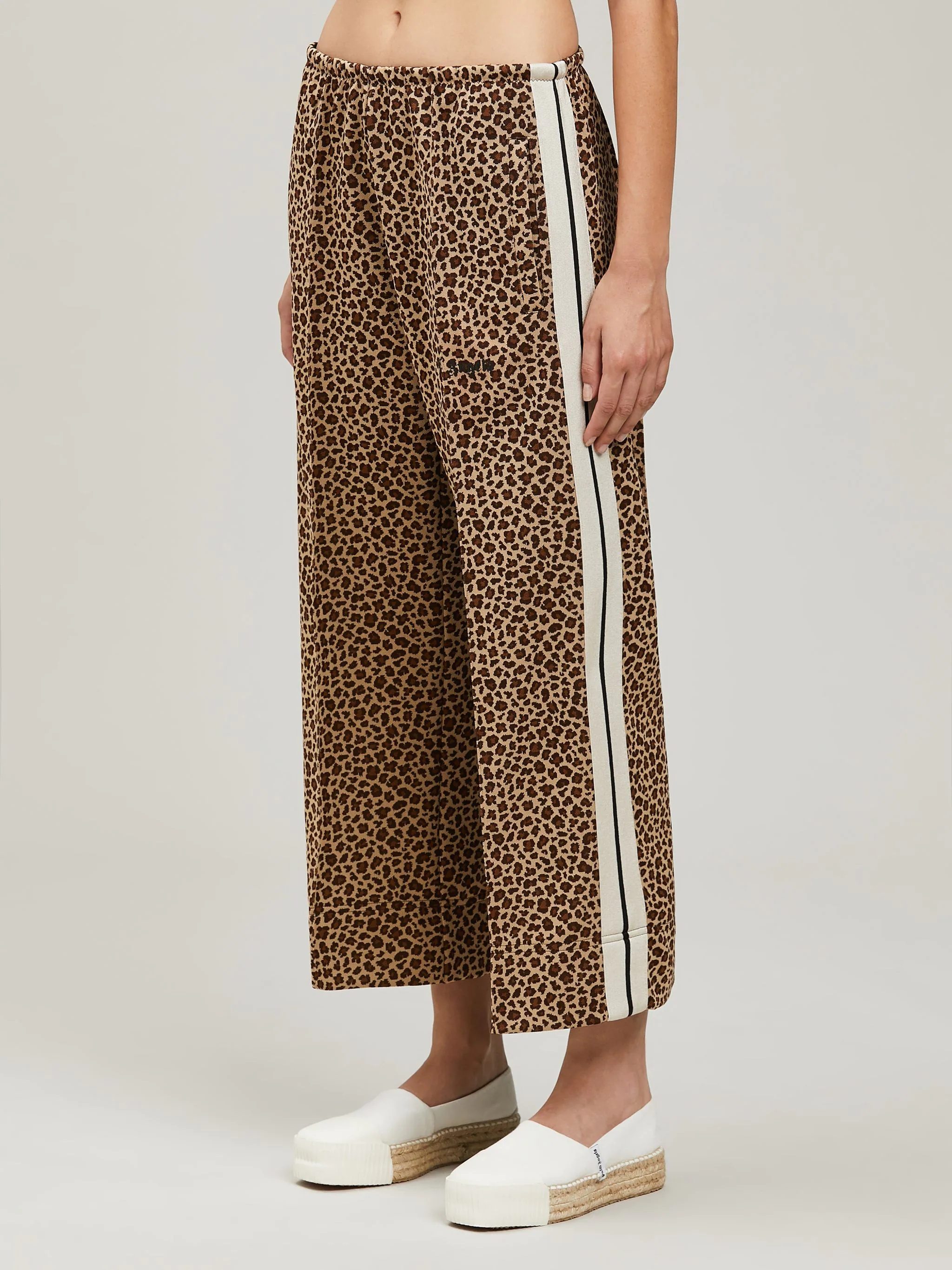 LEOPARD CROPPED PANTS - 5