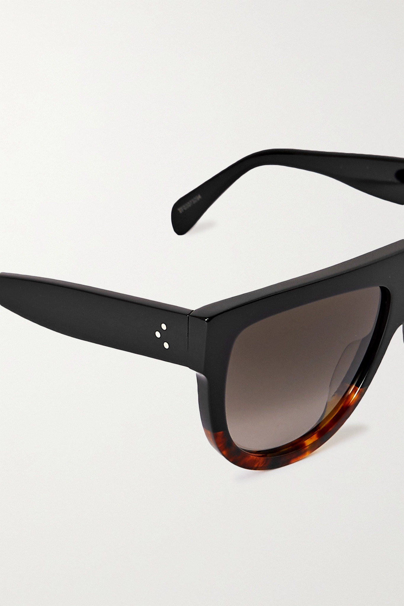 D-frame tortoiseshell acetate sunglasses - 4