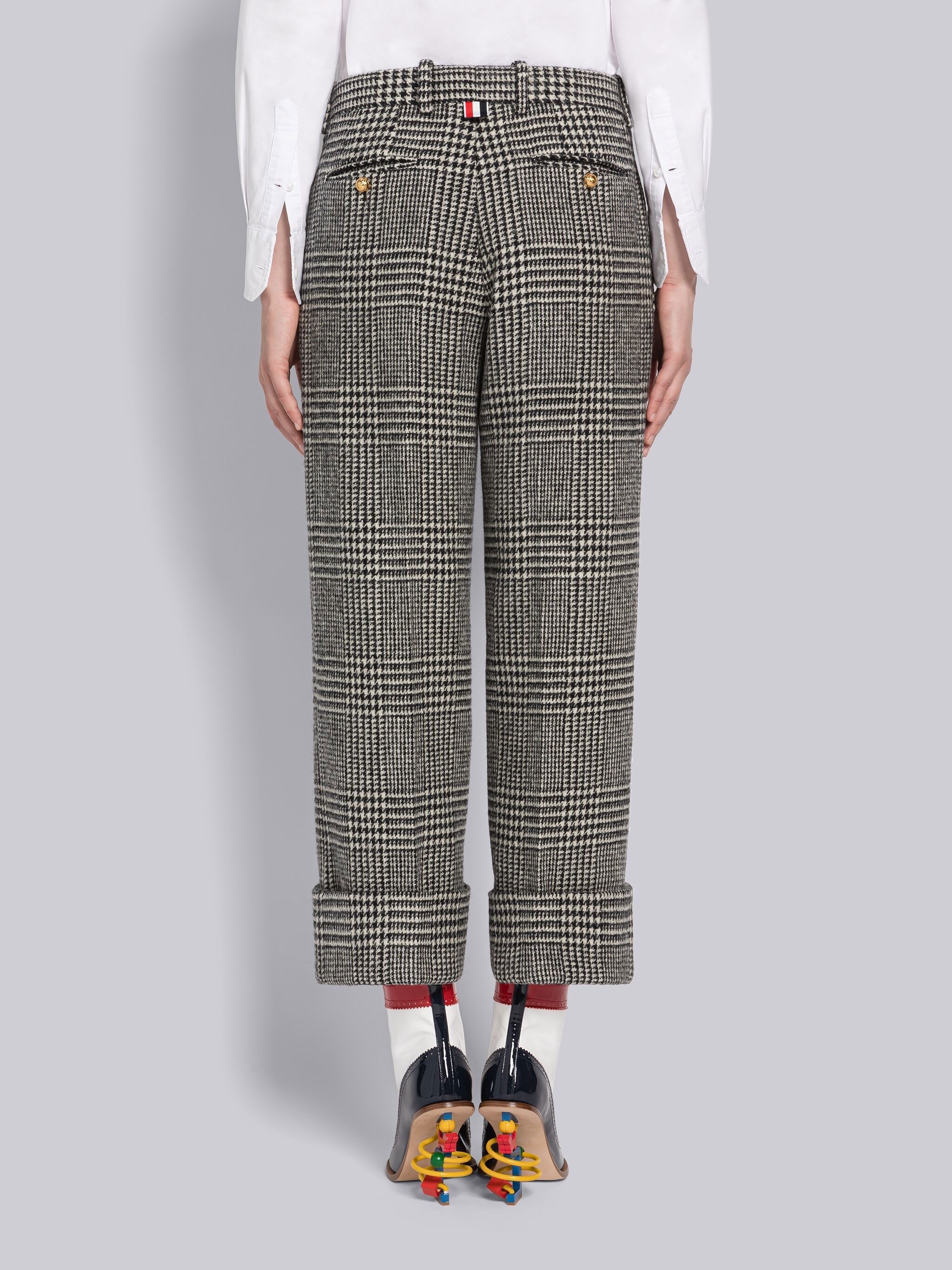 Prince of Wales British Wool Combo Sack Trouser - 3