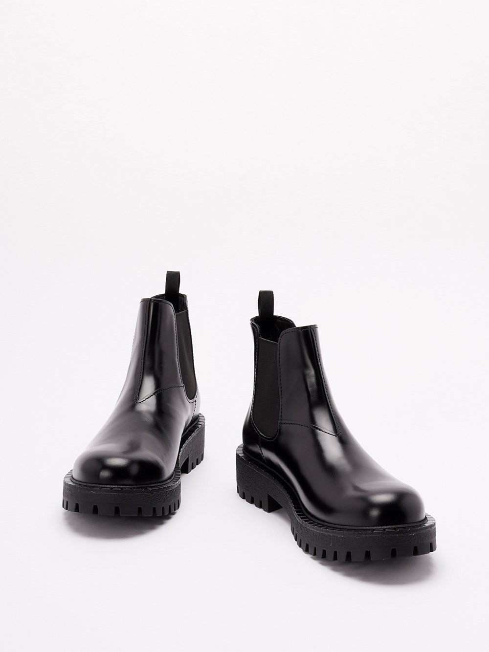 Prada Men Leather Chelsea Boots - 2