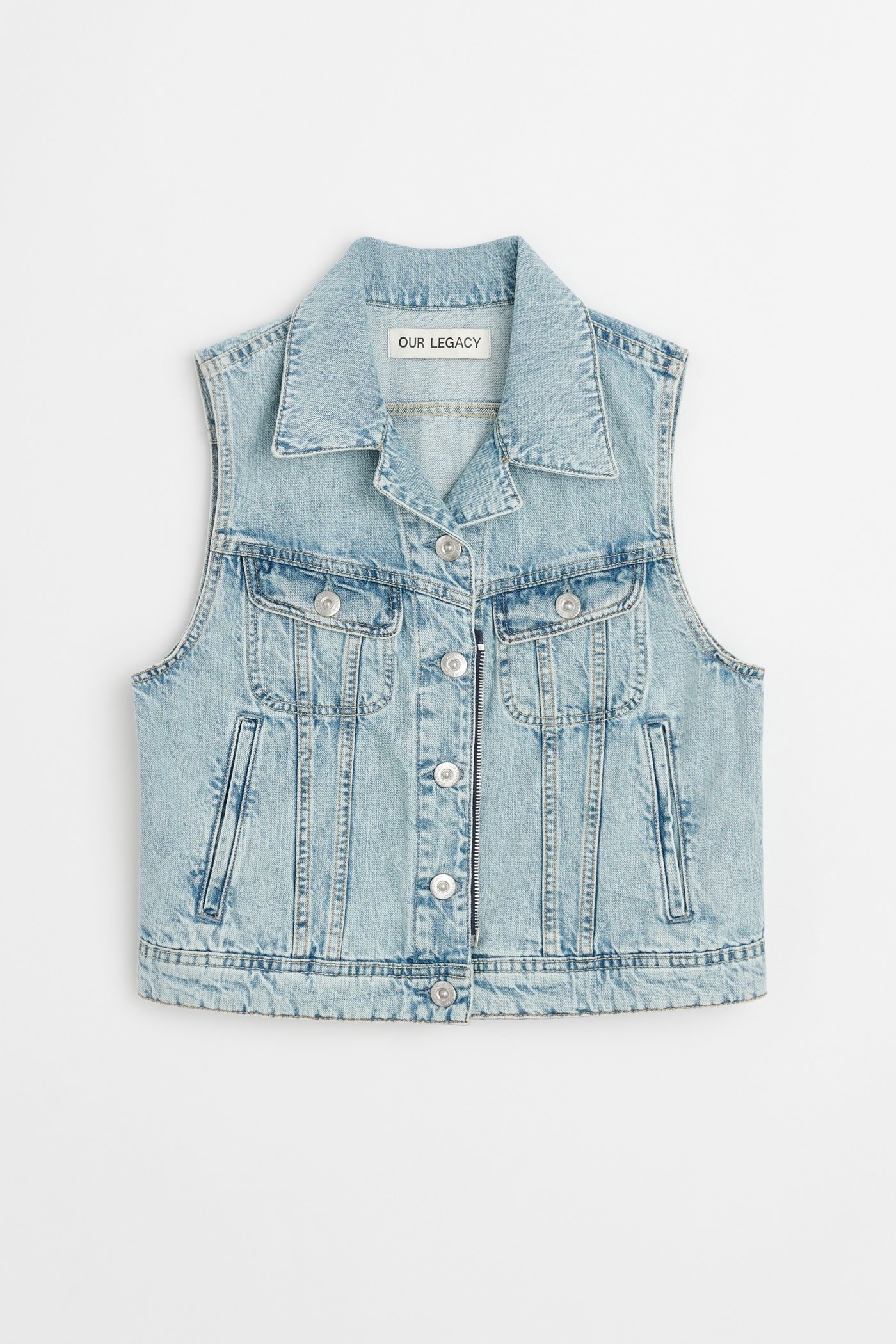 Mini Denim Vest Rider Wash - 6