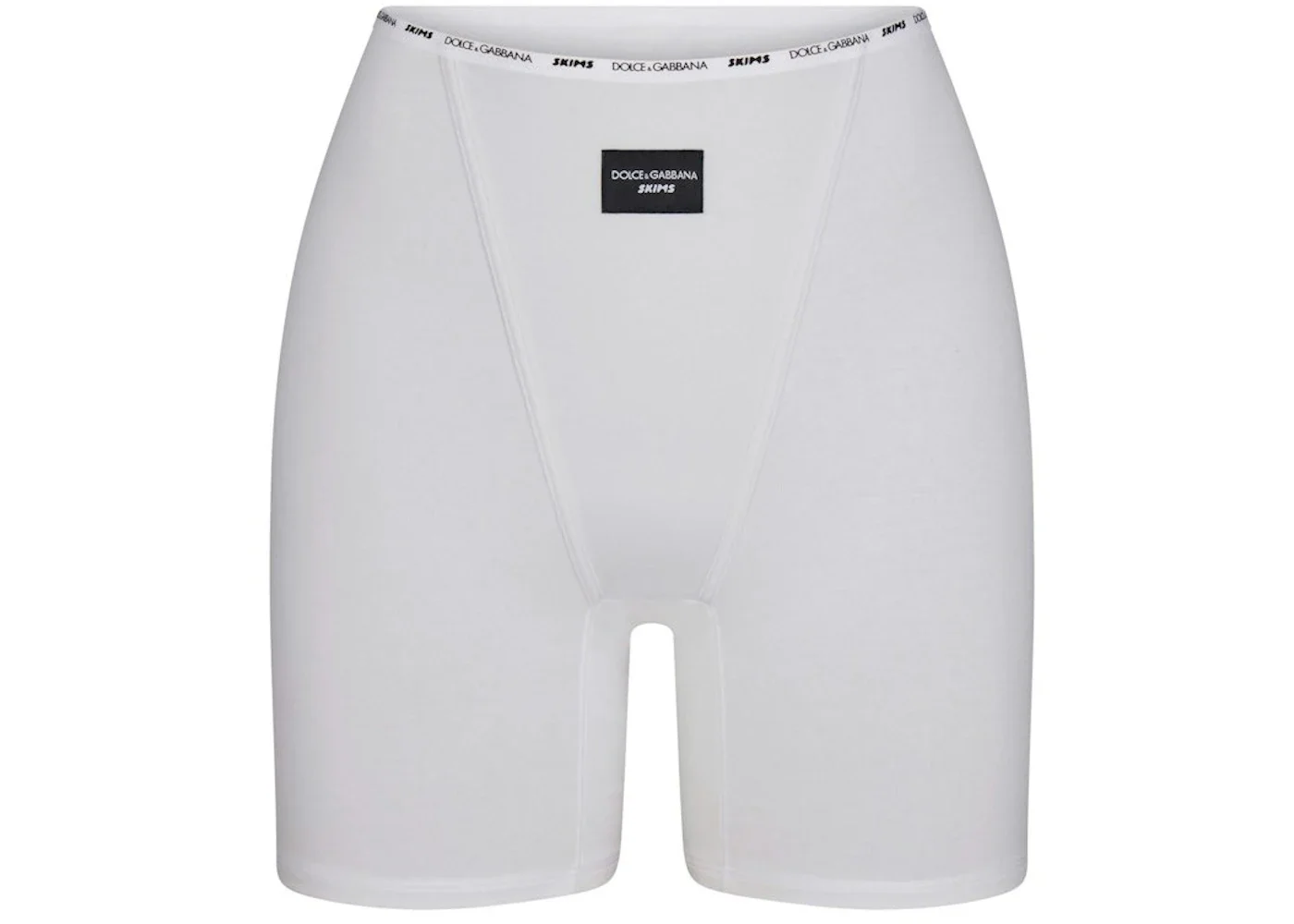 SKIMS x Dolce&Gabbana Cotton Jersey Boxer Snow - 1