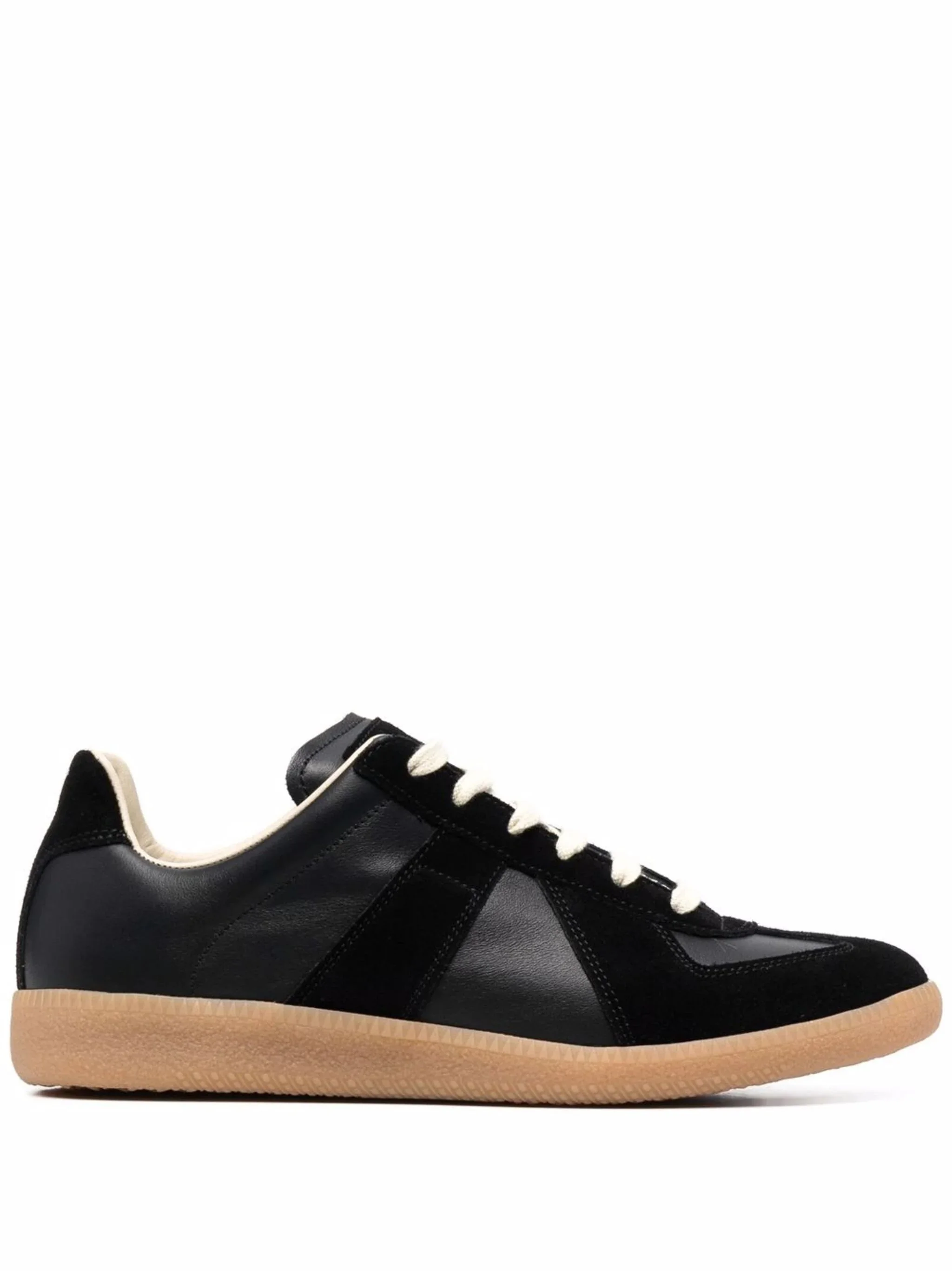WOMENS REPLICA LOW TOP SNEAKERS - BLACK - 1