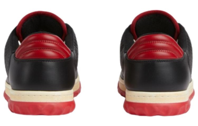 Gucci Mac80 Sneaker with Interlocking G embroidery 'Black Red' 762611-AACNW-1051 - 4