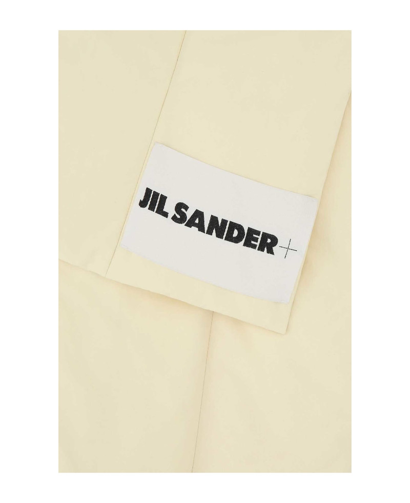 Jil Sander Cream Polyester Scarf outlook