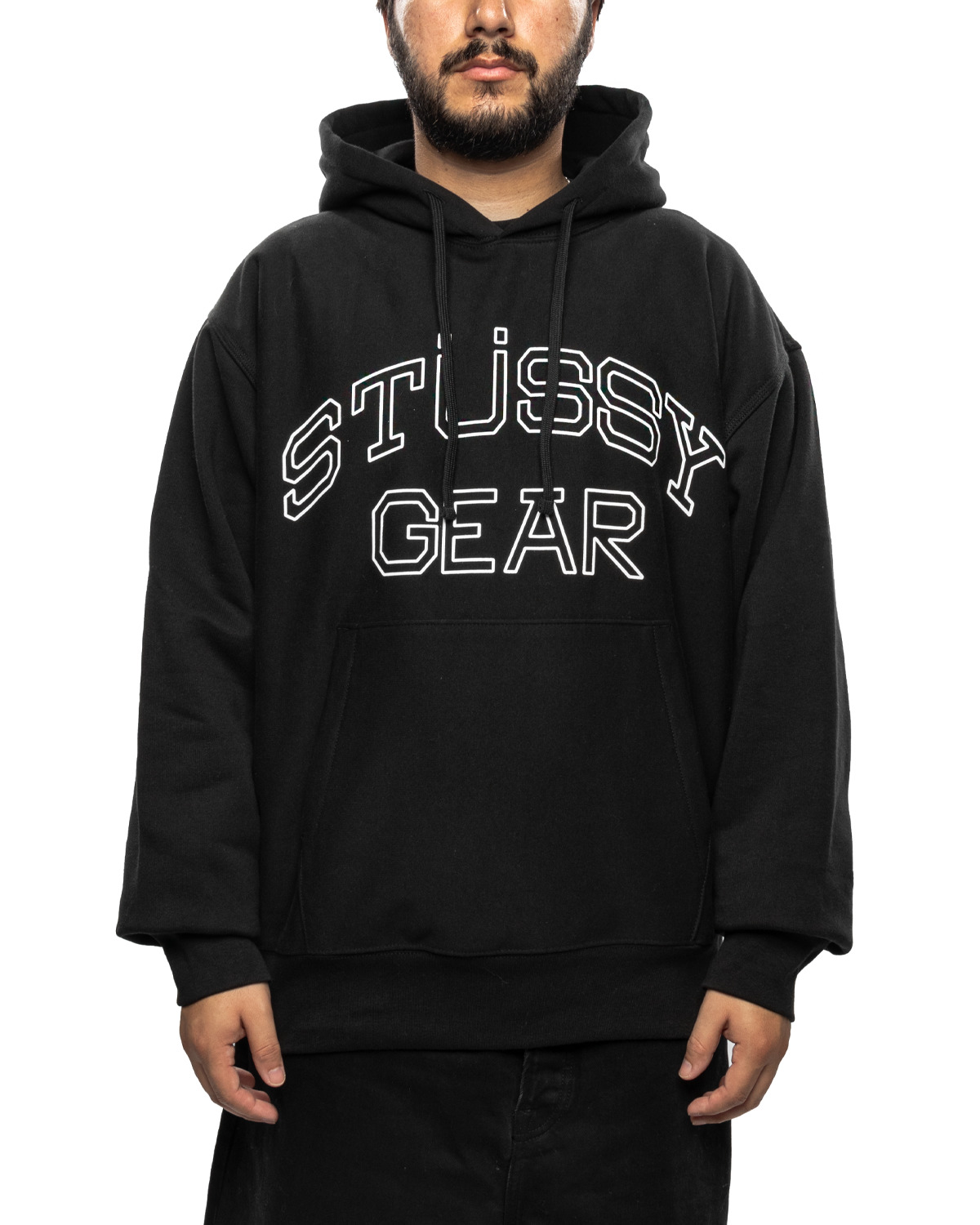 【STUSSY】STUSSY GEAR HOODIE Stüssy Gear Hoodie Black | likelihood | REVERSIBLE
