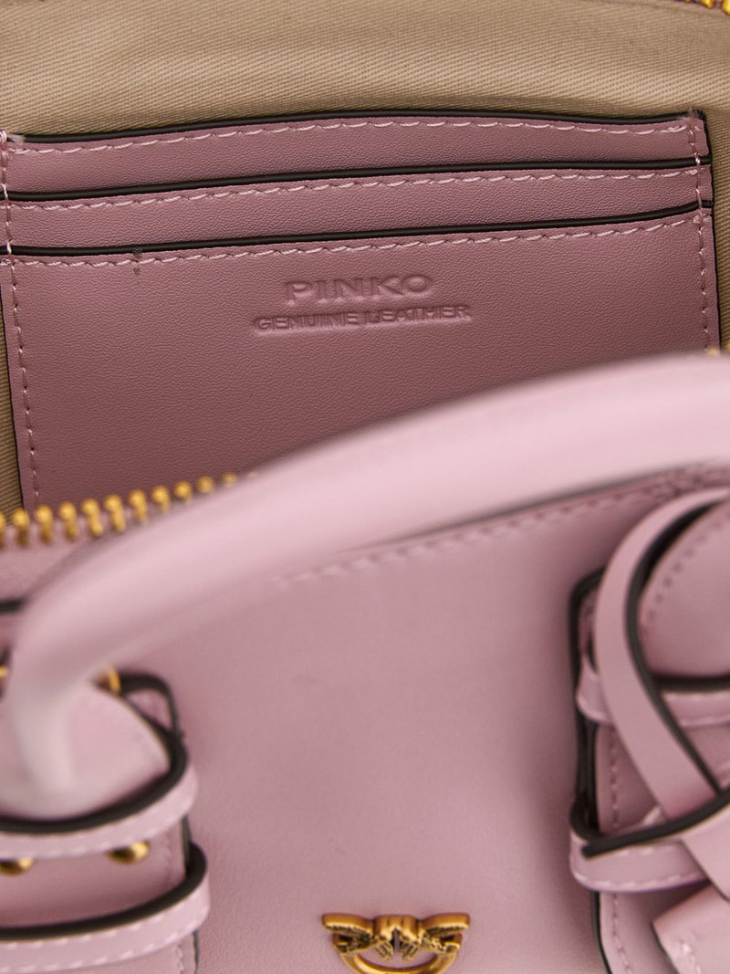 love birds bowling leather handbag 4