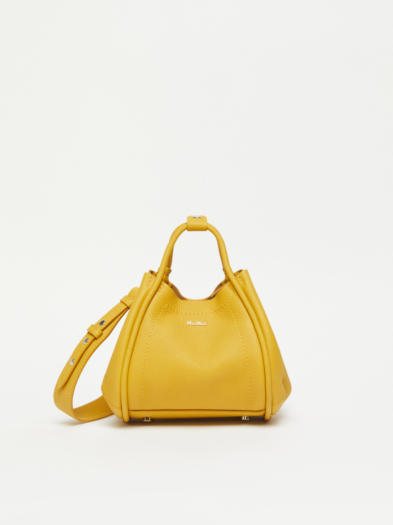 DRUMMEDMARINEXS Extra-small leather Marine bag with deerskin print 4