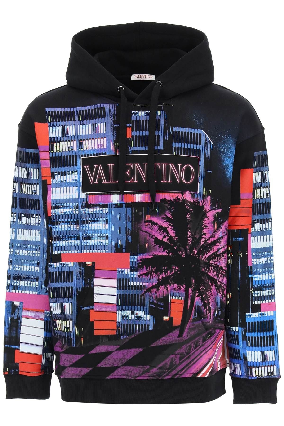 'ELECTRIC CITY' PRINT SWEATSHIRT - 1