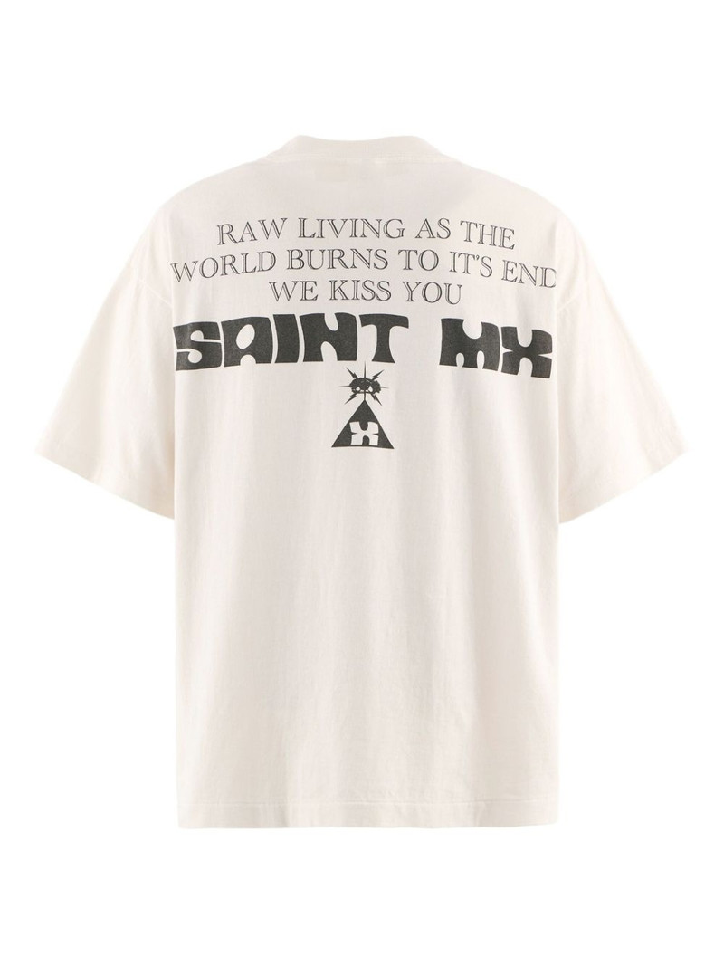 SAINT M×××××× graphic-print T-shirt outlook