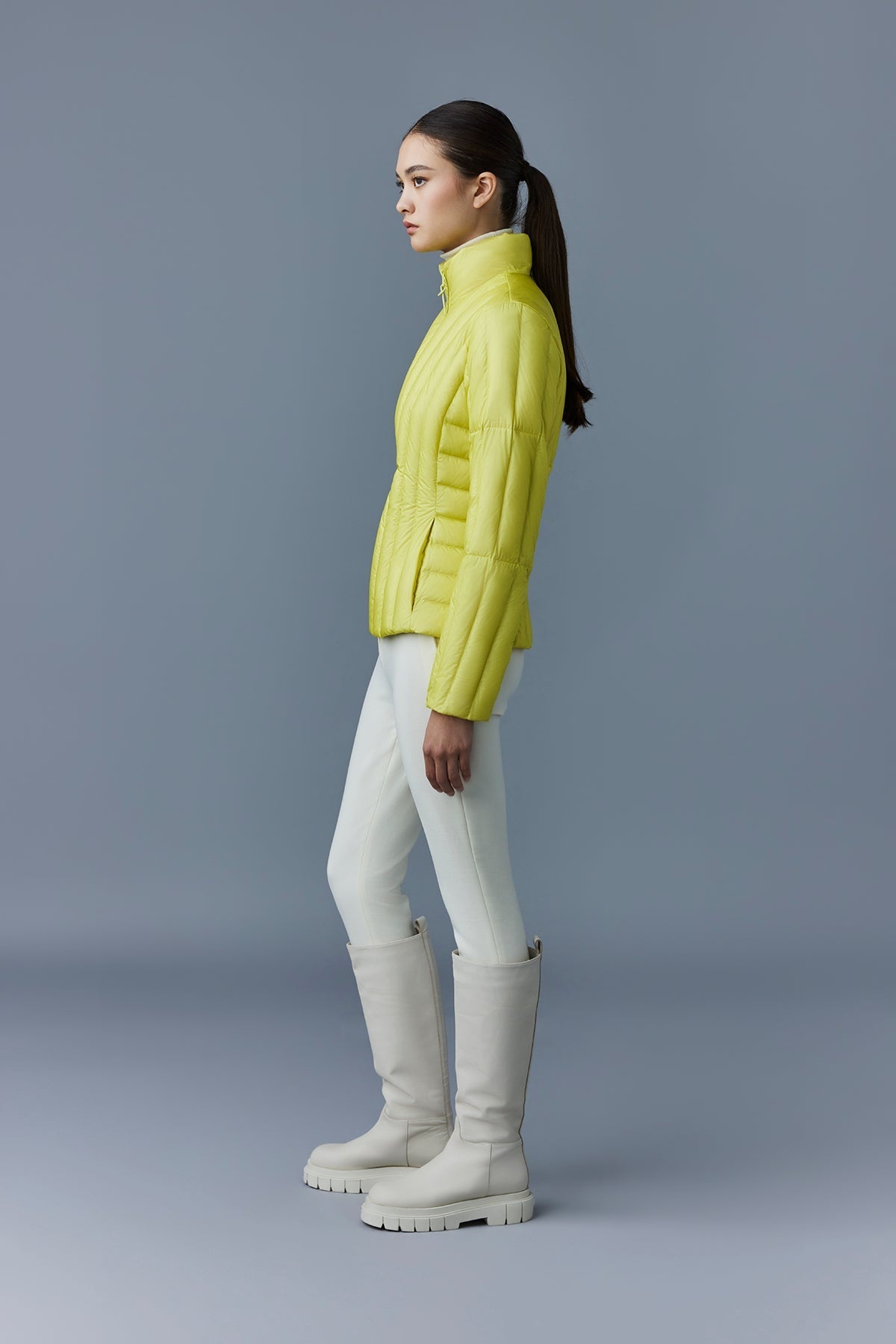 LANY light down vertical quilted jacket - 4
