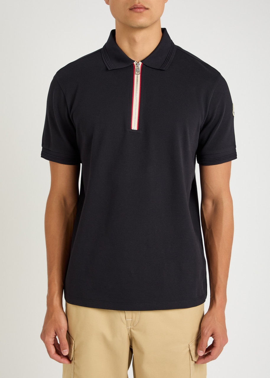Moncler Half-zip Piqué Cotton Shirt - 2