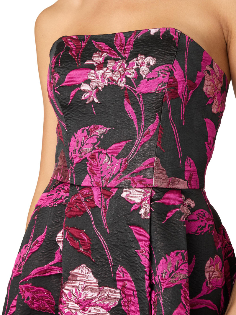 Women's Paladino Floral Jacquard Dress - Jet Scarlett 4
