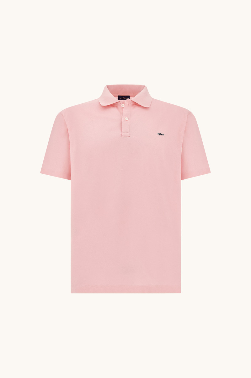 DOUBLE PIQUÉ COTTON POLO - 1