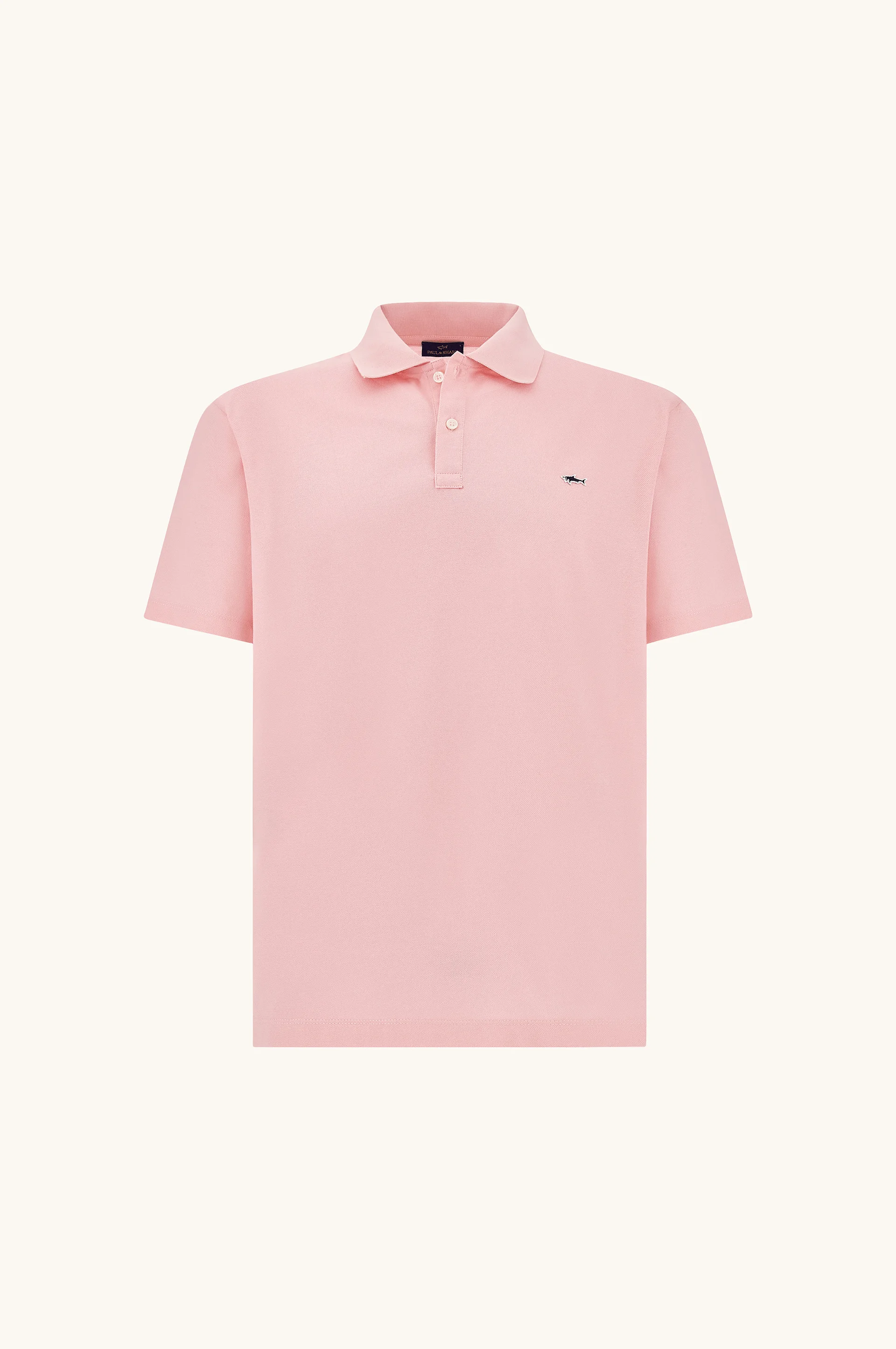 DOUBLE PIQUÉ COTTON POLO - 1